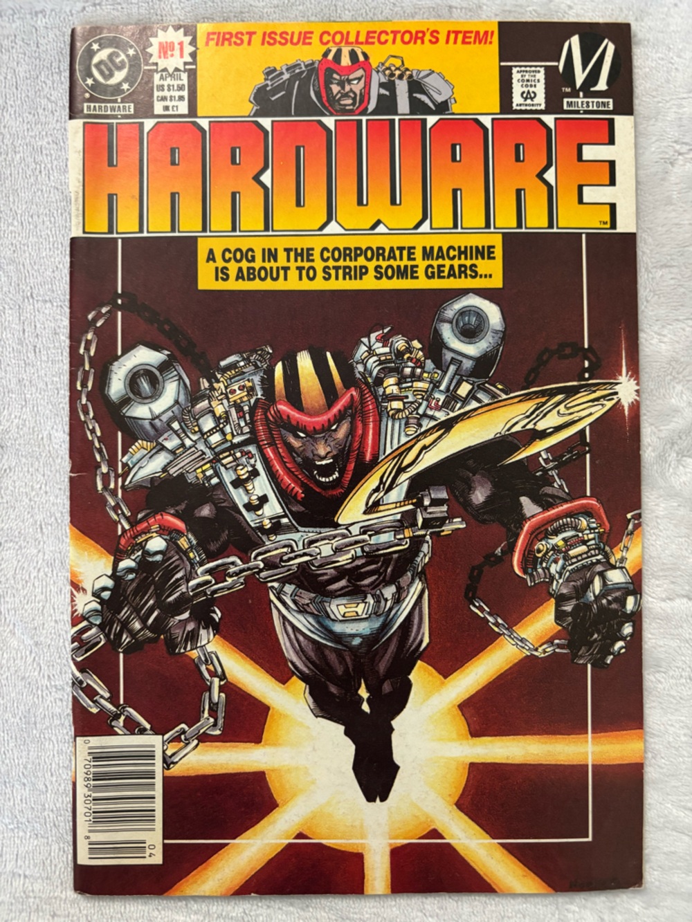 Hardware #1 DC Milestone 1993 Key First Issue Excellent